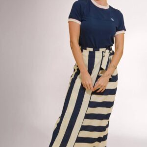 Conjunto Listrado Azul Marinho