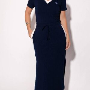 Conjunto Saia e Blusa Midi Fenda