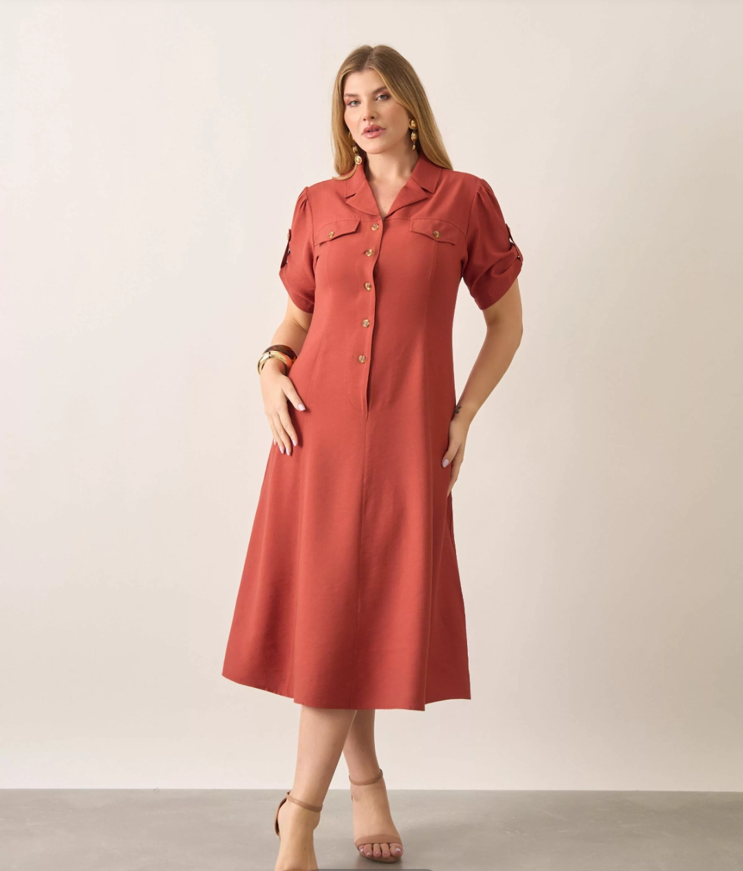 Vestido Viscose Classico