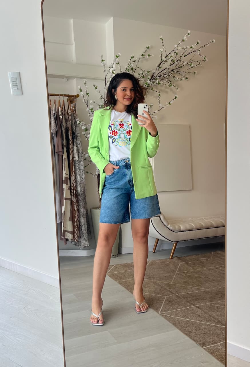 Blazer Alfaiataria Alongado