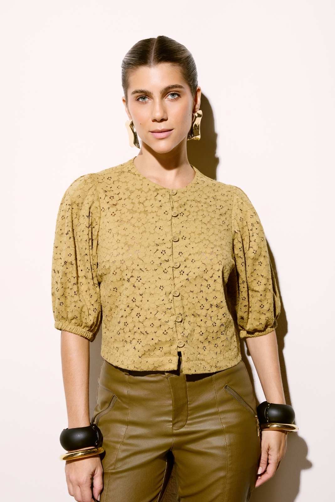 Blusa Serena Verde Oliva