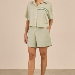 Conjunto de Short e Camisa Verde Claro