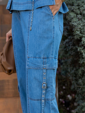 Conjunto Jeans Pespontos - Imagem 4