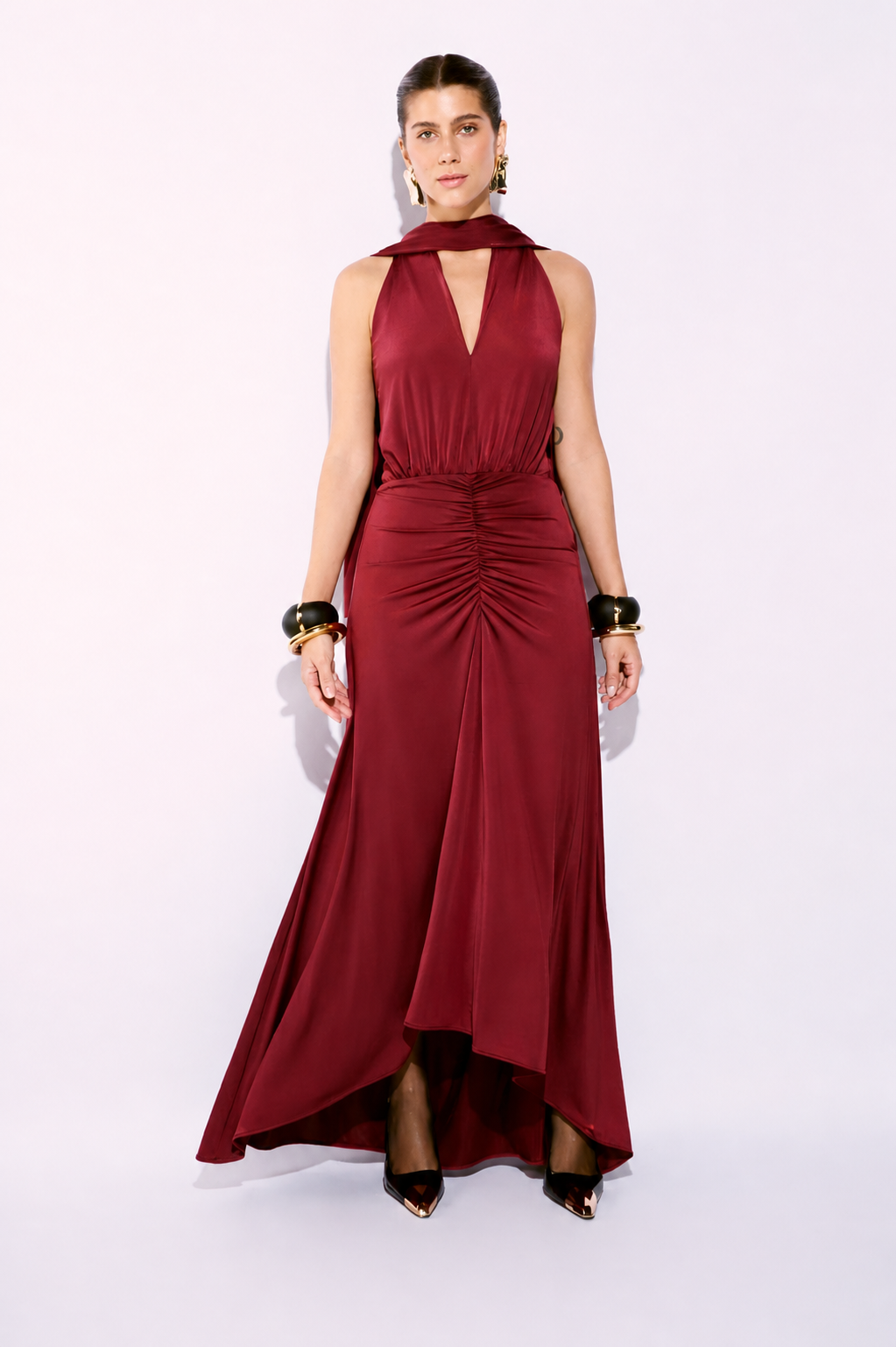 Vestido Carmine Bordô