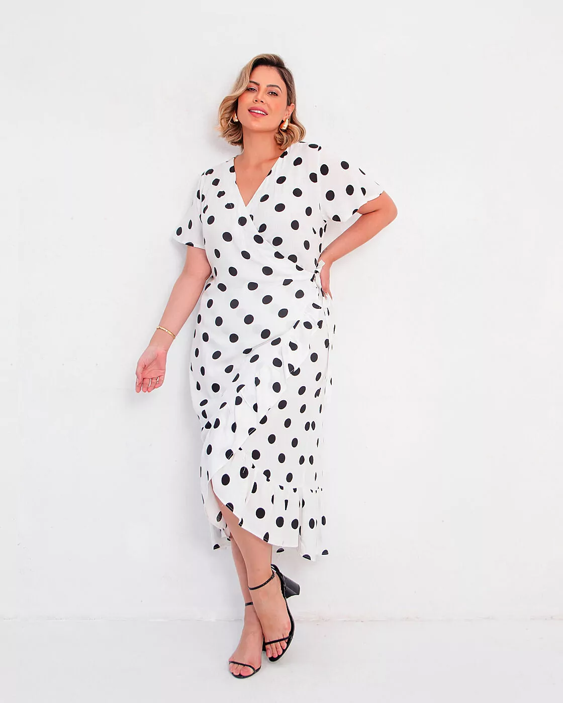 Vestido Viscose Póa