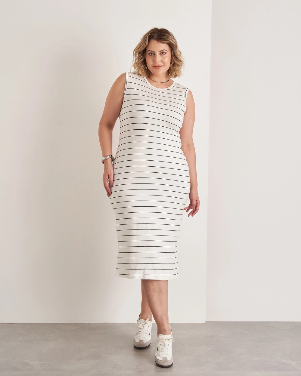 Vestido Malha Regata
