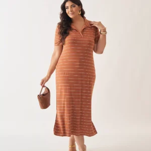 Vestido Listra Gola
