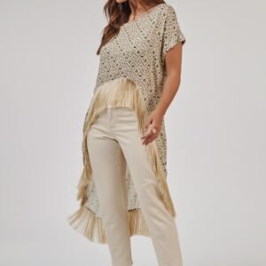 Conjunto Calça Com Franja
